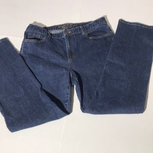 Lauren Jeans Co. Ralph Lauren sz 12P medium wash straight leg
